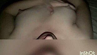 Wife warms bed for husband's intense sex session