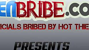 Suck that stiff cock, petite blonde burglar.