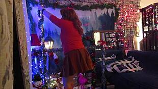 Steffi velma redhead milf hotwife dances sans pussy. in homemade cosplay alt version.