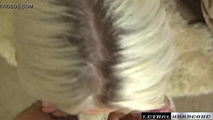 Ashlee intensely sucks her stepfather's cock after he spies on her