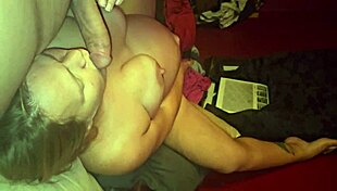 Pregnant Redhead Blowjob with Toy Cum