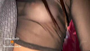 Mel Khalifa Almost Naked at the Party