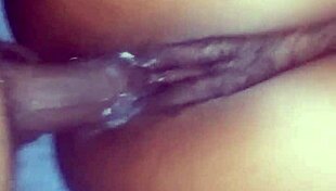 How she screams when I bury it all and cream this Colombian!