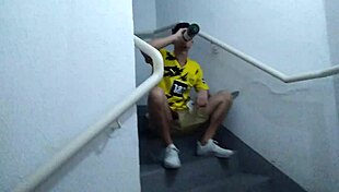 Climbing Building Stairs Meets Cuckold Neighbor For Jerk Off With Samuka Ventura