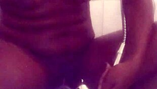 naej ae, the ebony solo babe, masturbates wet at home