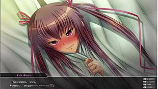 Taimanin Yukikaze Feels Intense Fingering and Creampie