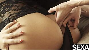 Wow, these stunning lesbians dance in heels before muff diving and eating pussy voraciously!