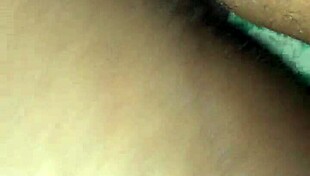 Bent over in doggystyle position, she receives a wet creampie filling her deeply