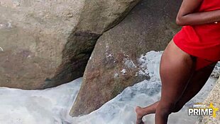 Gangbang Bliss with Hot Magrinha on Rio Beach!