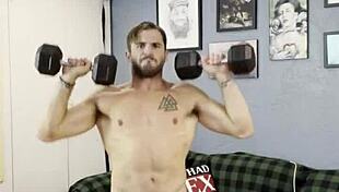 naked workouts with nathan bronson feel so intense