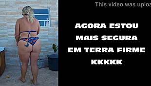 lisa aranha was sensualizing and almost fell down the stairs