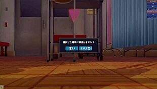 Eastern Touhou Kaguya gets big tits rubbed in 3D anime handjob blowjob scene