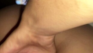 First Anal Plug in Lingerie