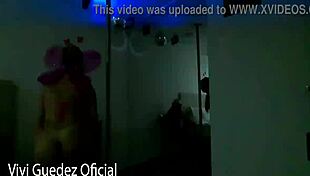 Latina sucks dog dick