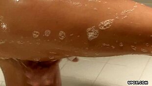 i watch hot ariella ferrera masturbate in the shower with her big tits