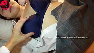 制服の日本人美女たちが無修正でクリームパイサプライズ