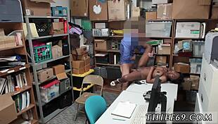 russian police uniform experiencing first time interracial encounter in hardcore setting