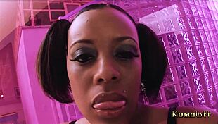 Kumalott experiences deep emotions with big black cock