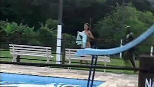 Latina Babe In Lingerie Sucks Cock Then Gets Pussy Fucked In POV Interracial Session With Small Tits