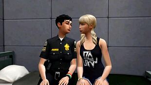 sims 4 parody with lois clark ginny and perry in cartoon fun