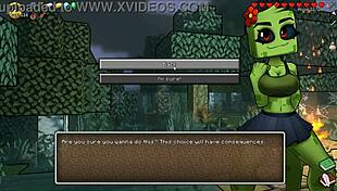 lovely bride rides in wild minecraft hentai parody wedding scene