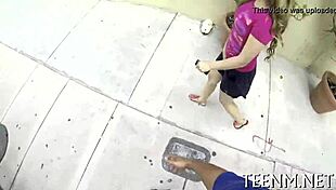 Babe Courtney Loxx competes in cock engulfing