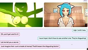 Nicole Masturbates to Exposed Tits!