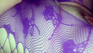 Sexy wife poses in lingerie for her husband