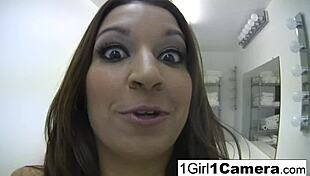 Ann Marie Rios Teases Her Pussy Close Up