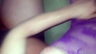 Sexy wife poses in lingerie for her husband