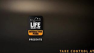 Brunette Babe Gets Christmas Anal Blowjob!