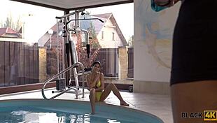 cute czech cutie says, 'coach, taste my tight shaved cunny in interracial missionary'