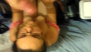 Bold blowjob with intense sucking and cumshot
