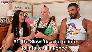 Hey, wanna learn how to train a caregiver with SoggyPrince and BabyDonny?