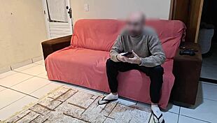 prank with wife surprising husband with friend