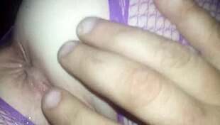 Sexy wife poses in lingerie for her husband