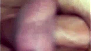 Big black cock bareback glory hole fun