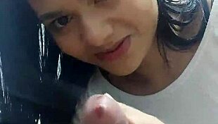 girlfriend's friend touches dick while alone at home