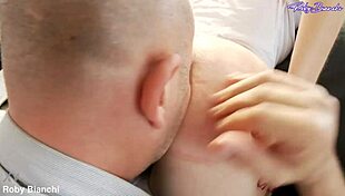 isabella clark with three dildos in her ass, blowjob and facial