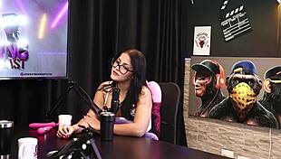 He feels horny watching wife ride another in sheer lingerie!