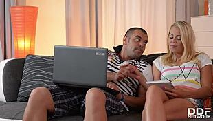 athletic teen needs intense workout before study session