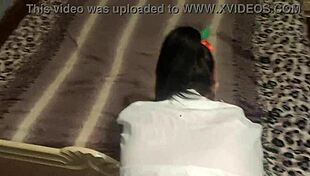 A powerful blowjob and facial for a woman in glasses