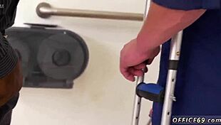 Straight white guys get naked with young cowboys in gay movie tours!