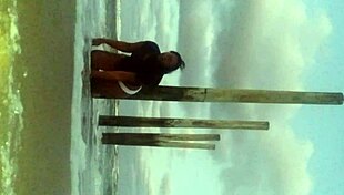 ebony babe takes multiple shots of her tits and ass 😍