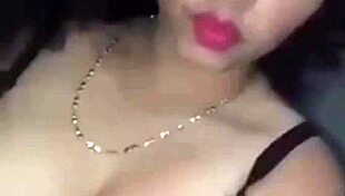 slutty african girl shows tits outdoors 😈