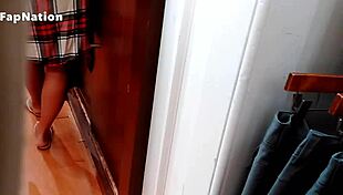 blonde teen captured in candid hidden moments of hotness