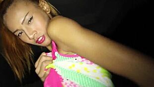 Intriguing-Neutral Thai Ladyboy Dances and Teases Guy with Cock