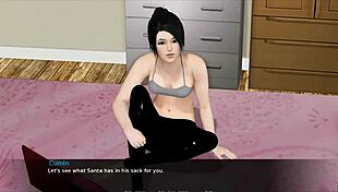 the headmaster says, 'naughty blonde, you've been bad this year, but here's your present anyway'