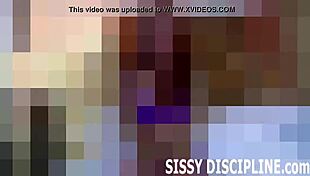 Dressing Up Sissy Plaything in Femdom Bisexual BDSM