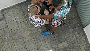 Intense Brazilian Gay Voyeur Caught Barebacking Behind Scenes